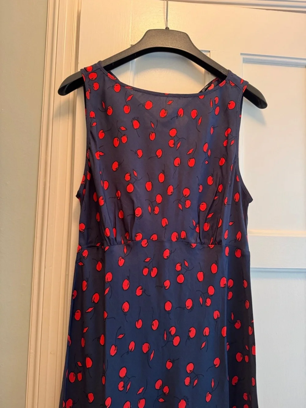 J.Crew Bias-cut slip dress in cherry print CS927